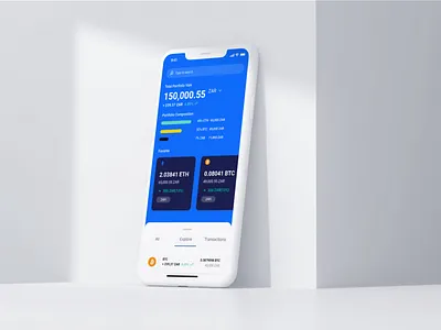 Crypto exchange UI