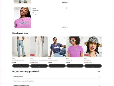 Complete UI/UX Ecom Conversion Flow - Closet store e commerce figma store ui ux web design