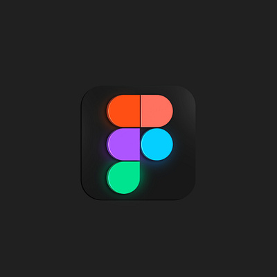 Figma App Icon 3d dailyui figma icon logo
