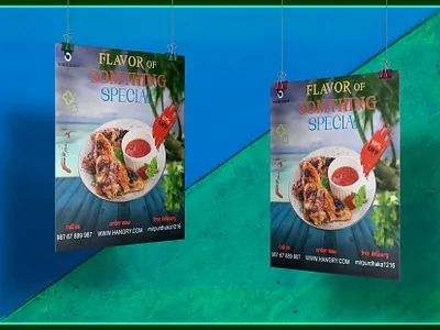 socail media food poster design