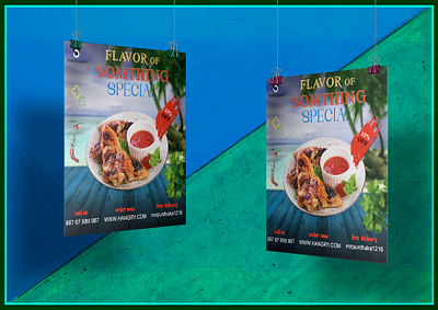 socail media food poster design