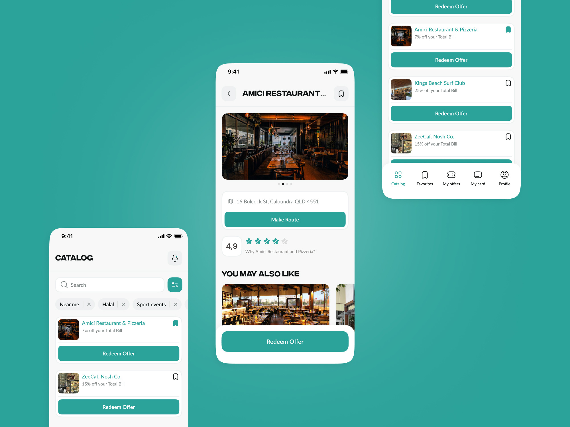 Restaurant Certificates Mobile App Concept app application design food foodtech interface interface design mobile mobile app mobile app design mobile application mobile design restaurant ui ux uxui uxui design