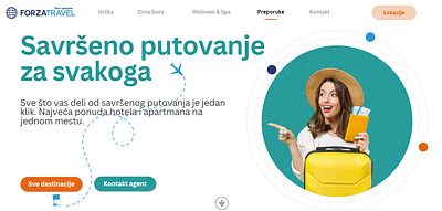Travel Agency website concept branding design graphic design ui ux