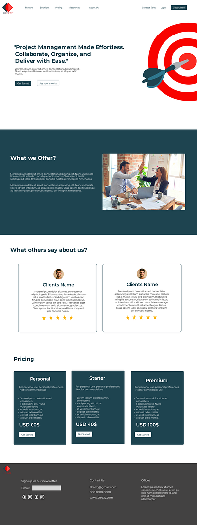 SAAS landing page design landingpage landingpage design saas landing page ui