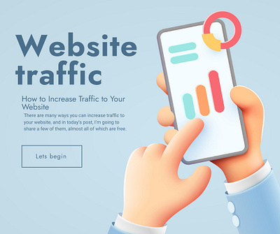 Website Traffic Poster design
