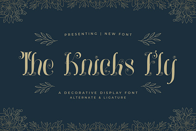 The Knicks Fly - A Decorative Display Font charming