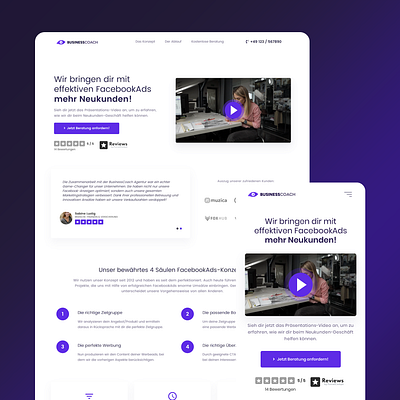 Consulting Funnel Template - Landingpage appointment beratung consulting funnel sales telesales