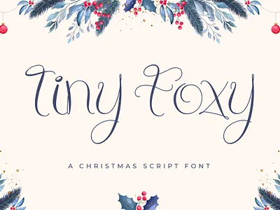 Tiny Foxy letterforms