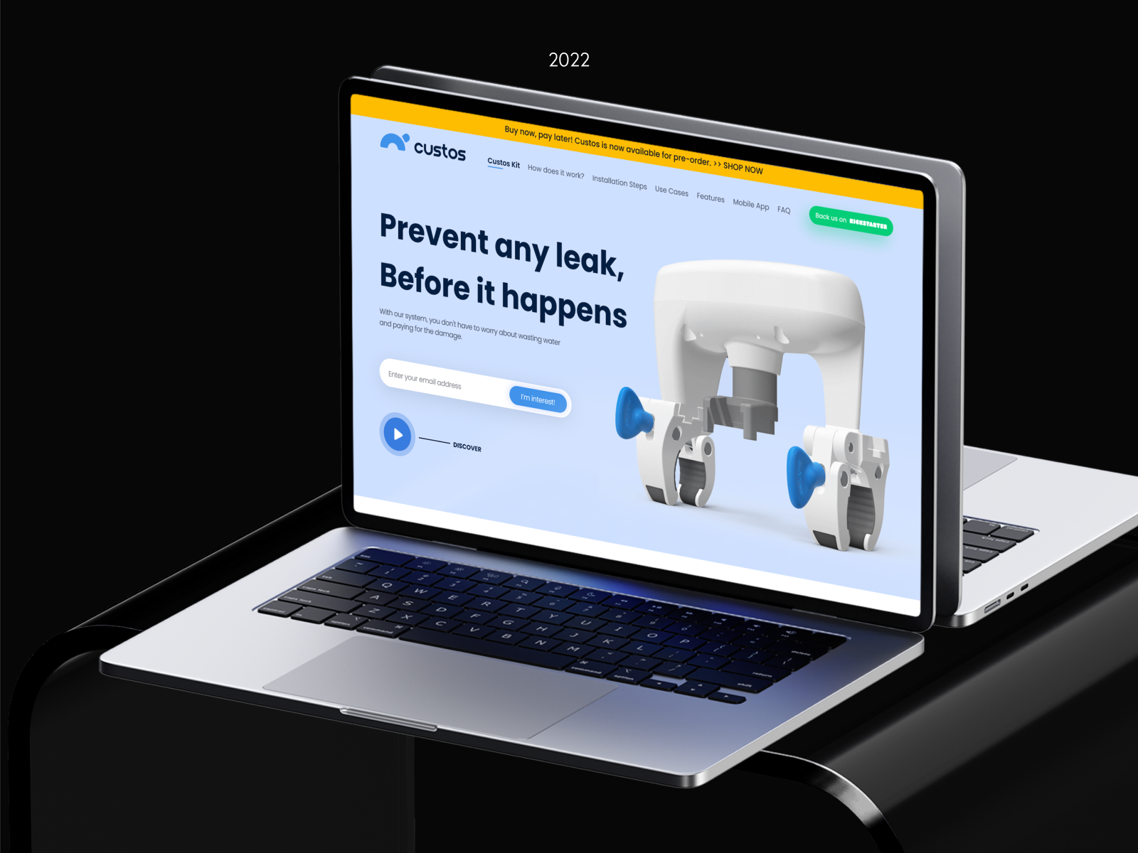 Custos Landing Page landing page ui uidesign ux