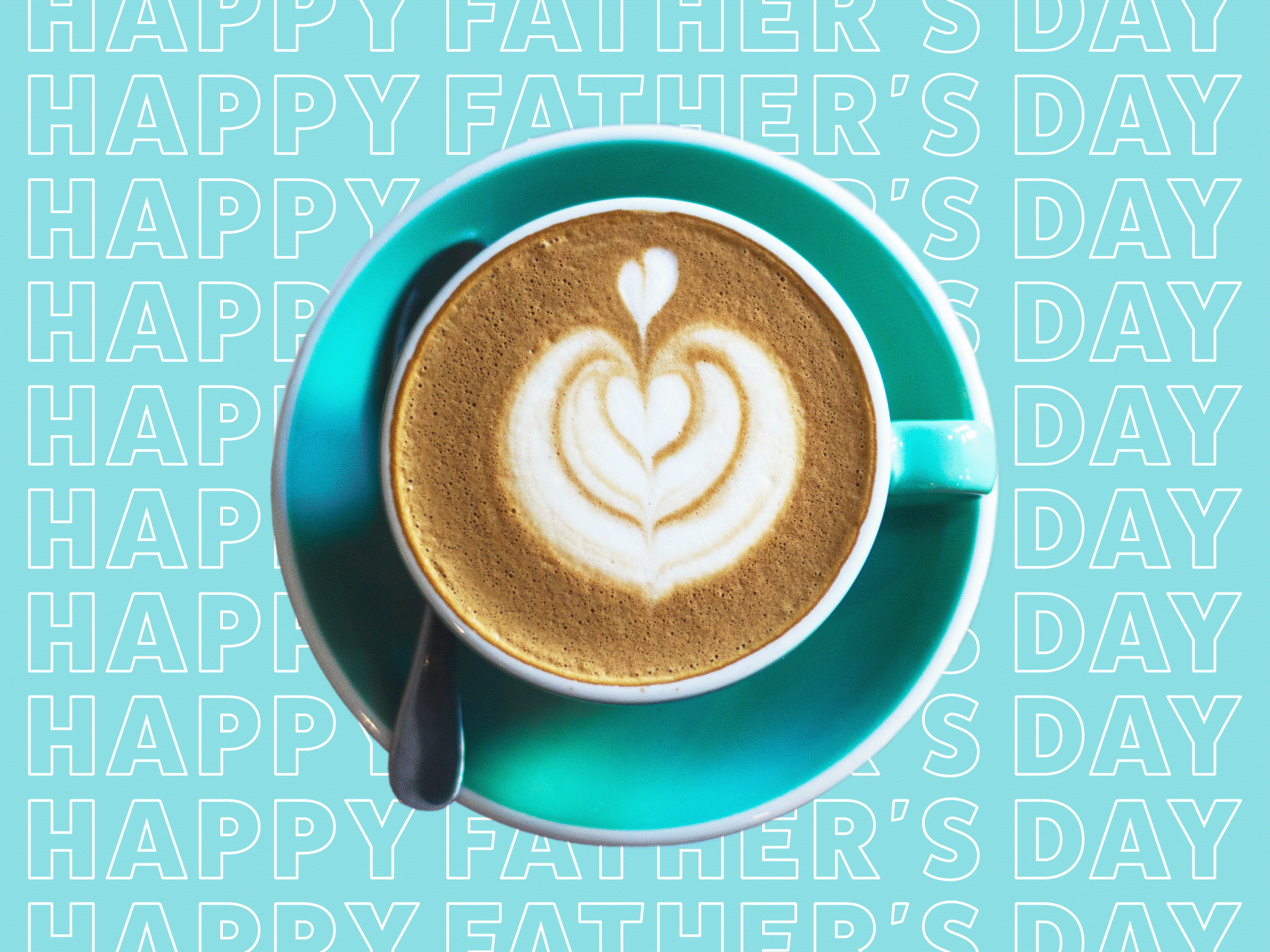 Happy Father's Day branding cafe coffee fathers day menu restaurant social media