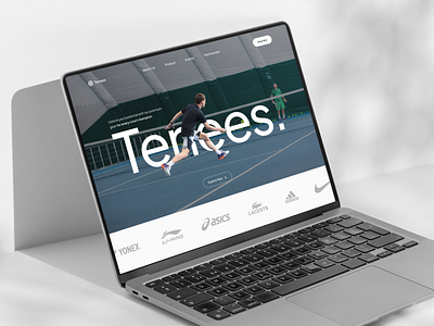 Tenees eCommerce Website ecommerce elementor framer green landing online page shop sport template tennis theme ui webflow website wordpress