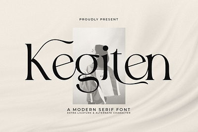 Kegiten - A Modern Serif Font style
