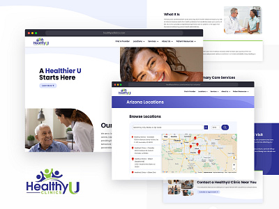 HealthyU Clinics - New Website Design & Build web development website design