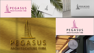 Pegasus branding graphic design logo