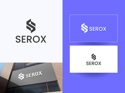 Serox s letter monogram style logo design brand identity branding graphic design illustration lettermark logo design maarketting monogram s letter serox