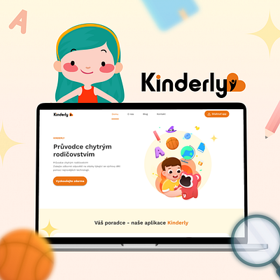 Kinderly - Childcare Website ui