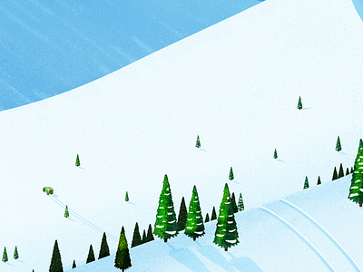 Snow exploration driving illustration illustrator snow the creative pain vector