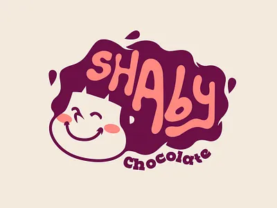 SHABY CHOCOLATE design diseño de logo diseño plano illustration logo logo logodesign design logodesign design brand marca tipografía