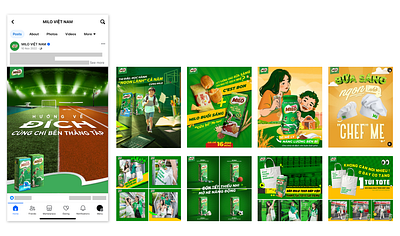 Nestlé Social media collection (To be updated) design e commerce graphic design
