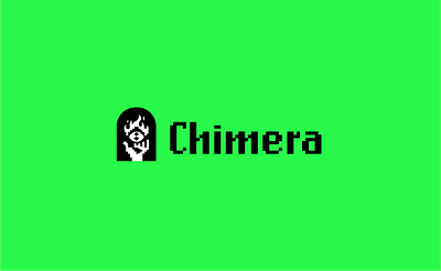 Chimera Logo Concept 1 chimera logo pixel