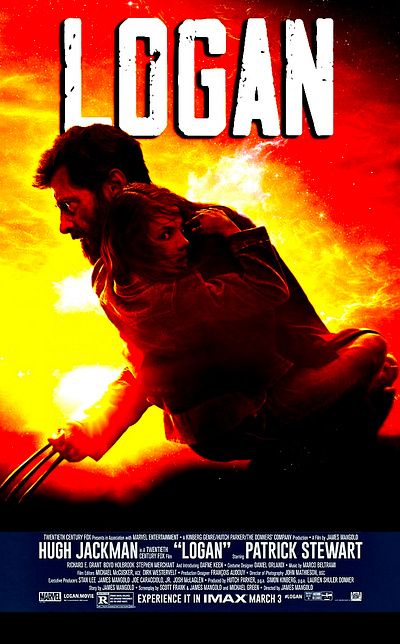 Logan movie poster graphic design
