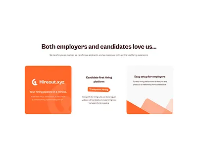 Grid - HRMS Platform #2 bento grid clean design figma graphic design grid grid design grids orange ui ux website
