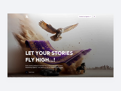 Boof Project Landing Page animation branding landing page motion graphics ui ux website