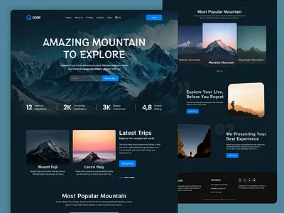 Travel Agency Landing Page design landing landing page landingpage tour tourism travel travel agency travel agency landing travel agency landing page travel company landing page travel design travel landing page traveling trip trip landing page ui uxdesign web design website