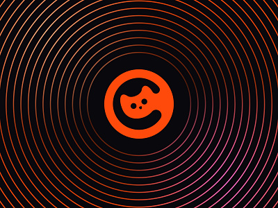 Orange Cats: co-development company branding #2 animation branding cat coding development gaming logo negative space