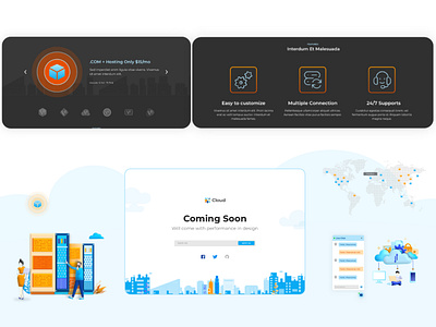 Architecting Tomorrow: Navigating Cloud Horizons 3d blue character cloud cloud computing corporate figma homepage hosting html icons illustration landing page line icon network single page ui ui kit ux webhost