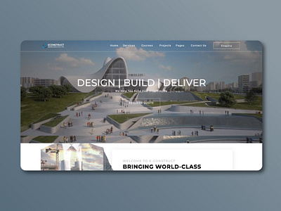 Website development for contracting company. branding graphic design product design