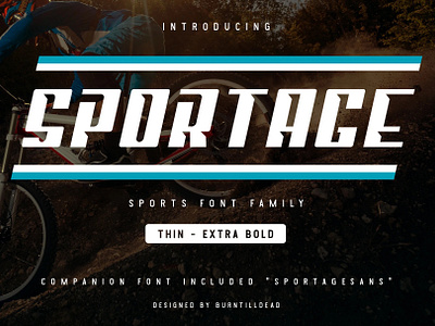 Sportage athletic design font font font style fonts sport typefoundry typhography