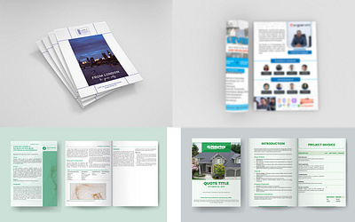 Brochure and pamphlet Design banner design book building booklet catalog company profile creative brochure design graphic design