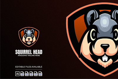 Squirell Mascot Logo Design 3d branding colorful design graphic design illustration logo squirrel