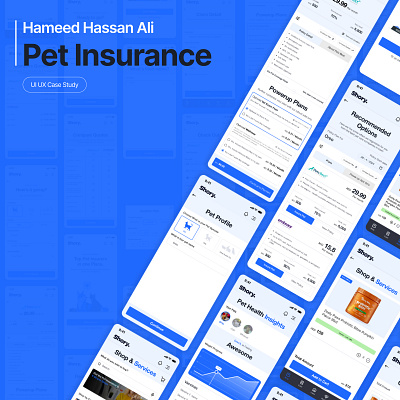 Pet Insurance UI/UX Case Study app branding case study cross collaboration design illustration prototyping ui