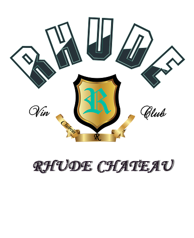Rhude branding graphic design typography