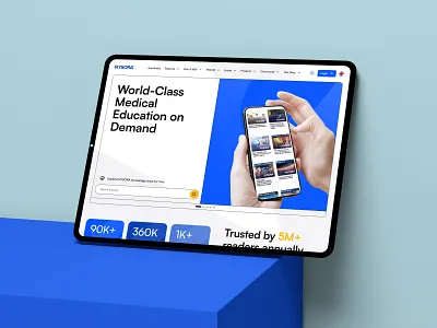 Medical Education Platform courses design education fabulo magazine medical medicine news platform resources ui ux website