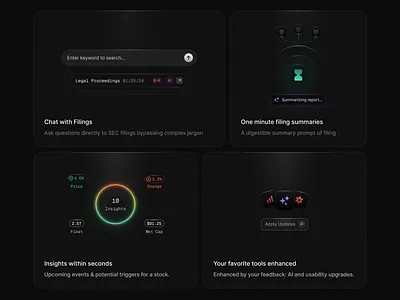 Bento bento bento cards card cards clean dark mode dark theme glow illustration landing page ui web design