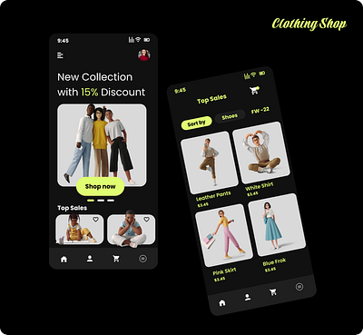 Clothing App Design | UI UX Design | Figma Expert ai clothing app mobile app prototyping ui user centric design user research userinterface ux visual identity wireframing