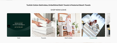 Improvements for Towel E-commerce e commerce ui ux