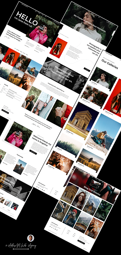 Photography Website Design best photography site branding design elementor illustration personal portfolio website photography photography website portfolio website ui wordpress wordpress website wordpress website design wordpress website redesign