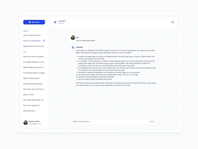 OnesGPT - AI Chatbot ai artificialintelligence assistant bot chat chatbot chatgpt design geminiai gpt message robot simpleui sora ui uidesign uiux uiuxdesign uiuxdesigner webdesign