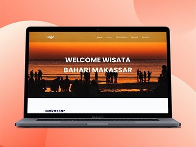 Wisata Bahari Makassar ui uiux design ux ux design web design