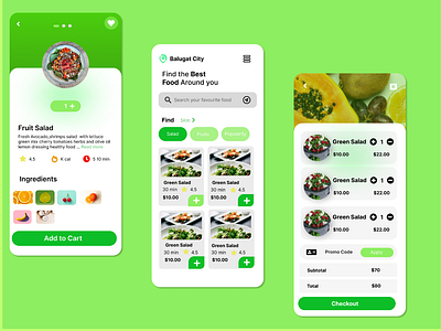 Fruit Salad App Design | UI UX Design app brand identity business requirement customer feedback figma food fruit salad app problem solving prototype salad ui uiux user interface user research ux visual identity wireframing