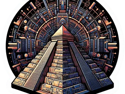 Eternal Apex: Digital Pyramid Art collectibles