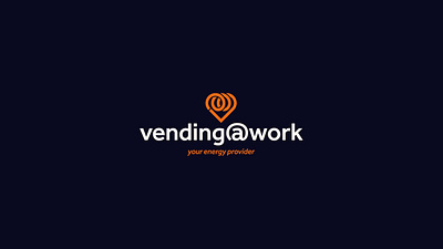 vending@work branding business design grid identity lettering location logo rebranding symbol type vending