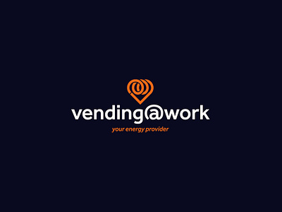 vending@work branding business design grid identity lettering location logo rebranding symbol type vending