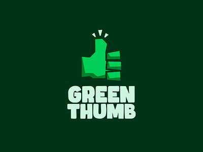 Green Thumb • Logo Concept brand identity branding concept design eco environment green hand logo