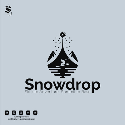 Snowdrop Logo branding graphic design logo