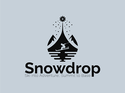 Snowdrop Logo branding graphic design logo